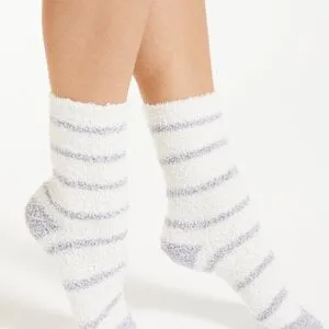 2 Pack Plush Stripe Sock