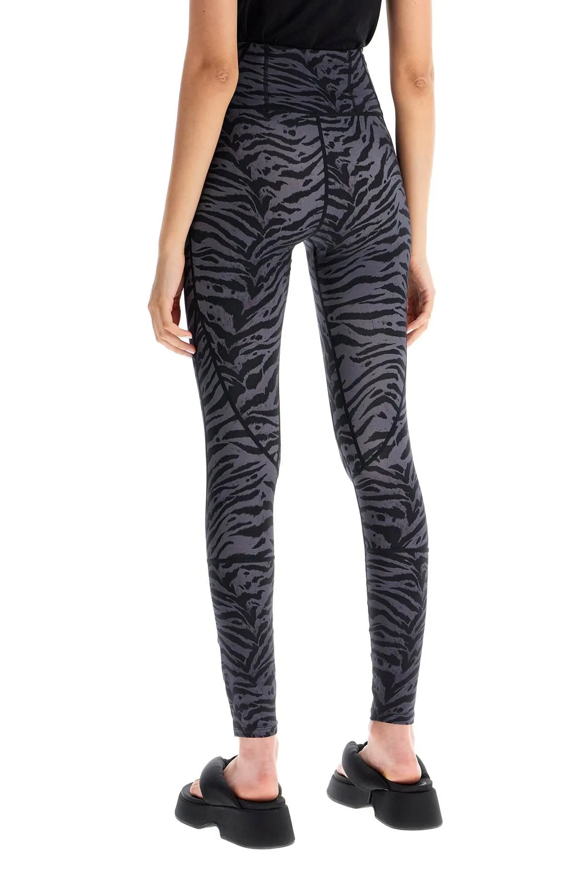 animal print sports leggings T3960 PHANTOM