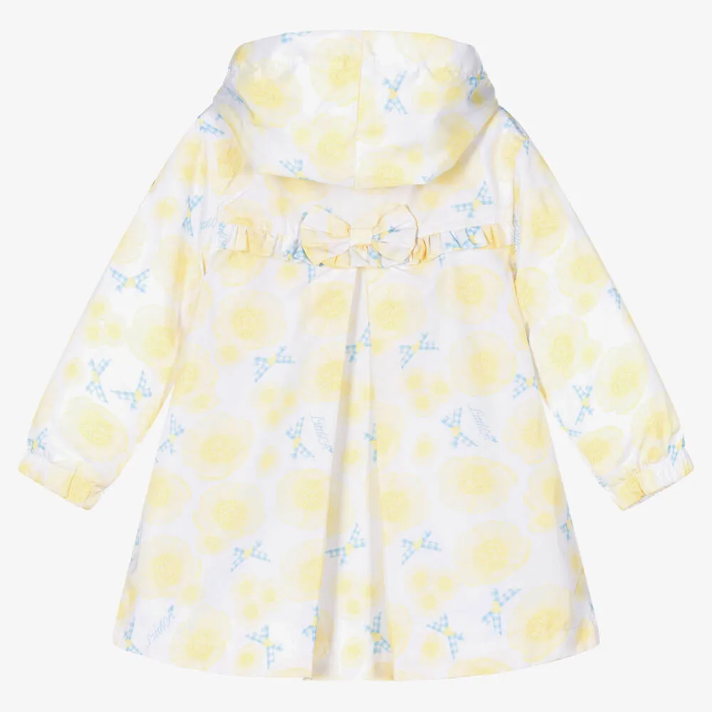 Baby Girls Yellow Floral Coat