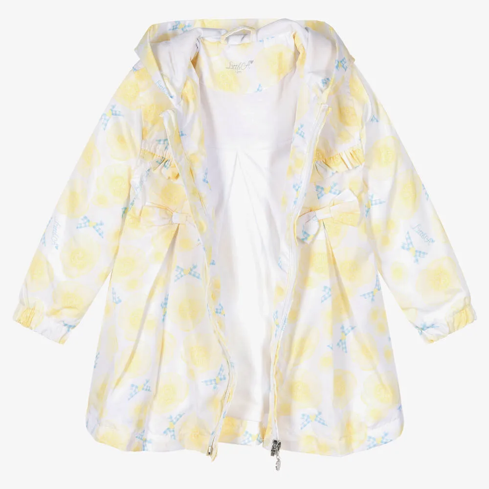 Baby Girls Yellow Floral Coat