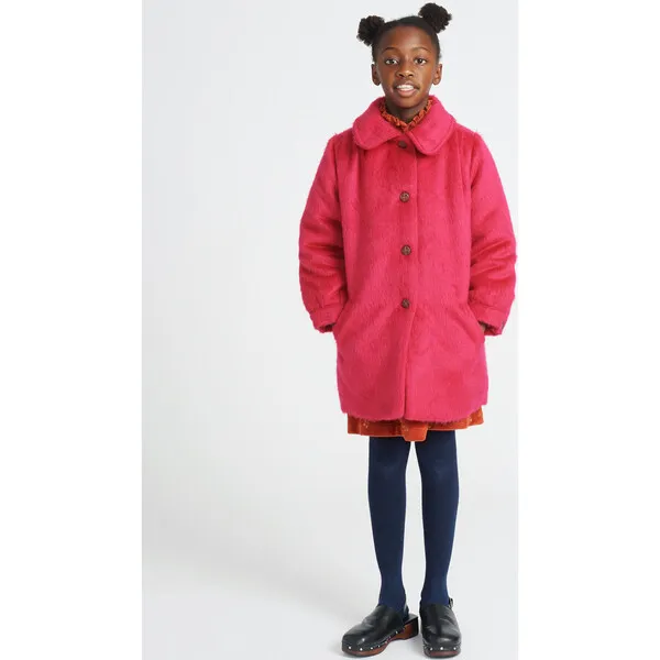 Bebe Organic Esme Coat, Raspberry