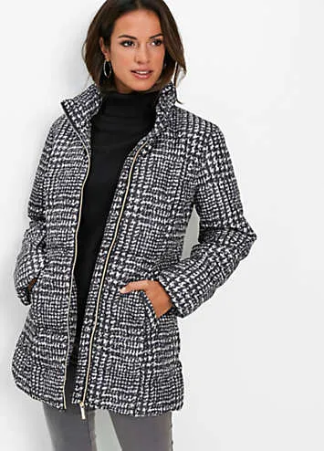 bonprix Padded Quilted Coat | Kaleidoscope