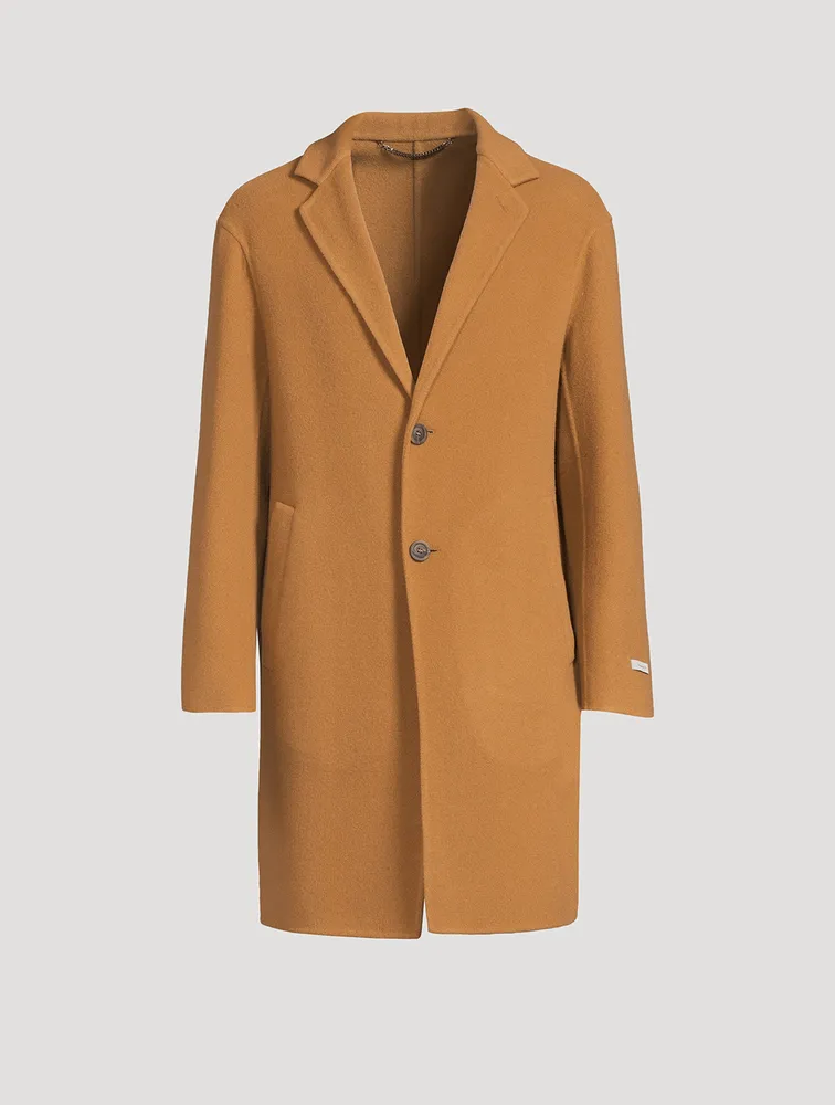 CANALI Wool-Blend Oversized Coat