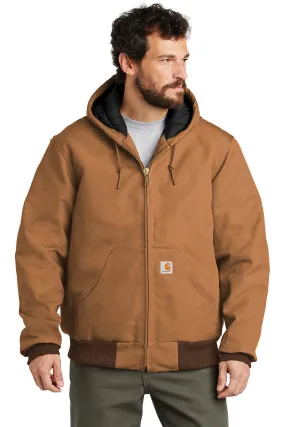 Carhartt Tall Quilted-Flannel-Lined Duck Active Jac