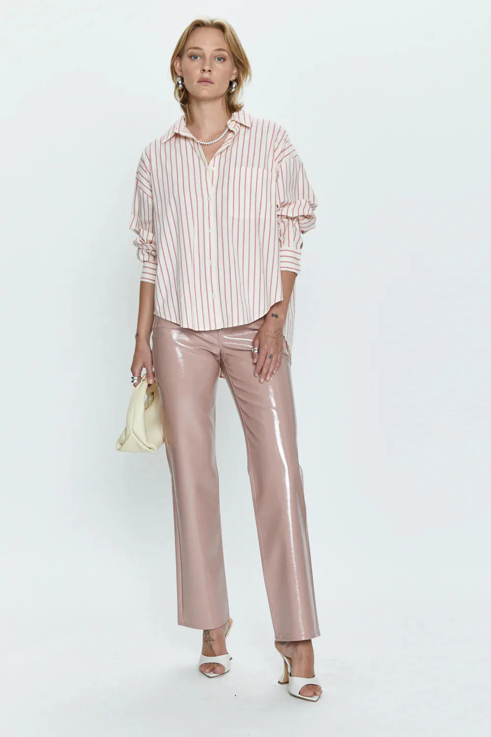 CASSIE ROSE VINYL PANT