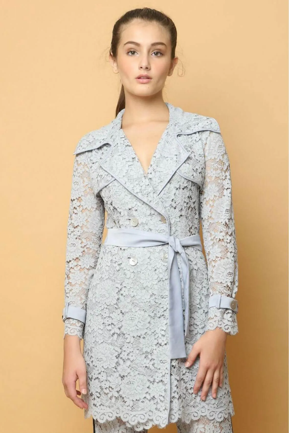 Cava Lace Trench