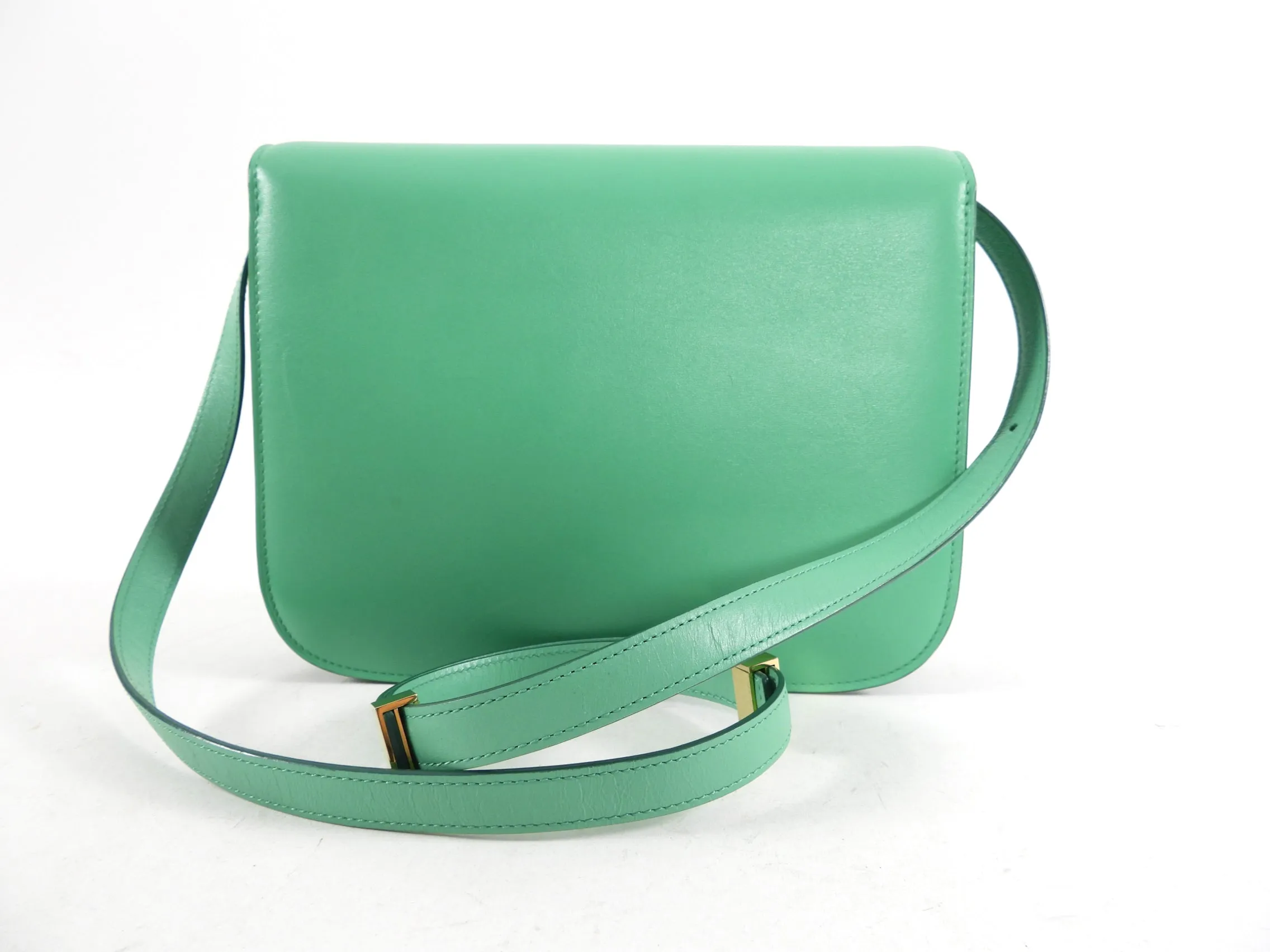 Celine Green Medium Classic Box Bag