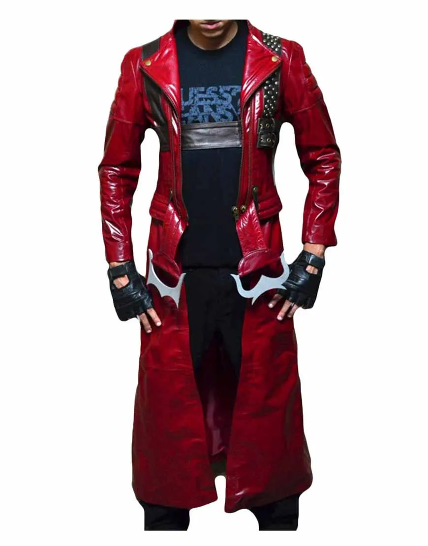 Demon Slayer Costume | Mens Slayer Leather Coat