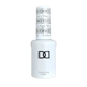 DND Super Platinum Gel Collection - 931 What's Your Sign