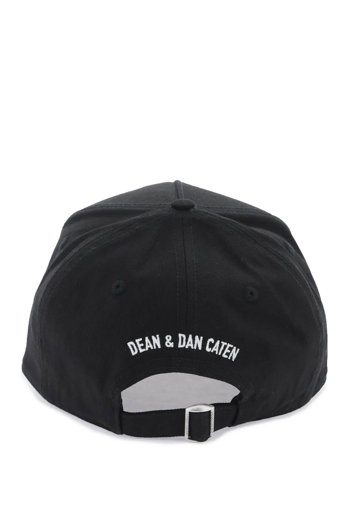 embroidered baseball cap BCM0660 05C00001 NERO+BIANCO