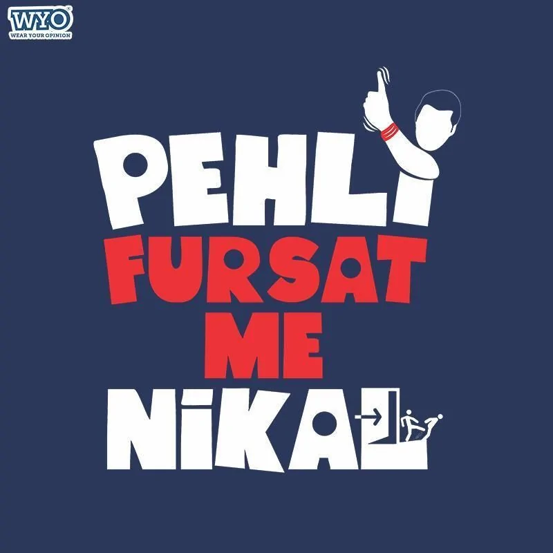 Fursat Main Nikal Women Tshirt