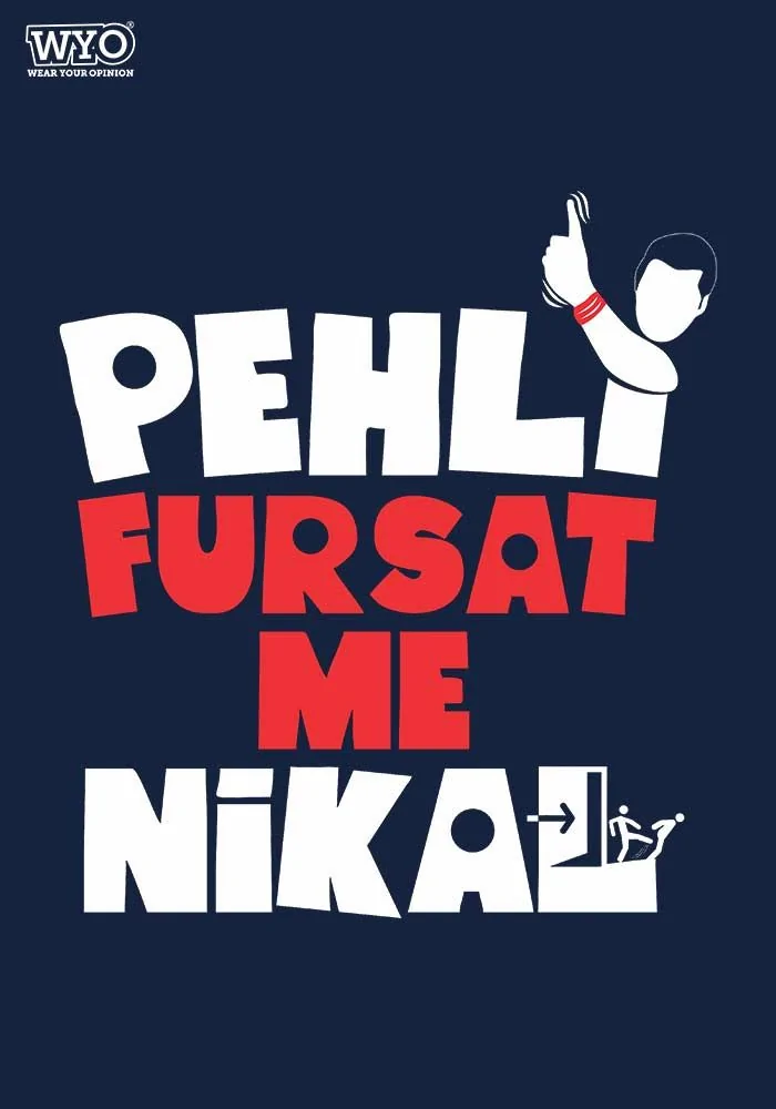 Fursat Main Nikal Women Tshirt