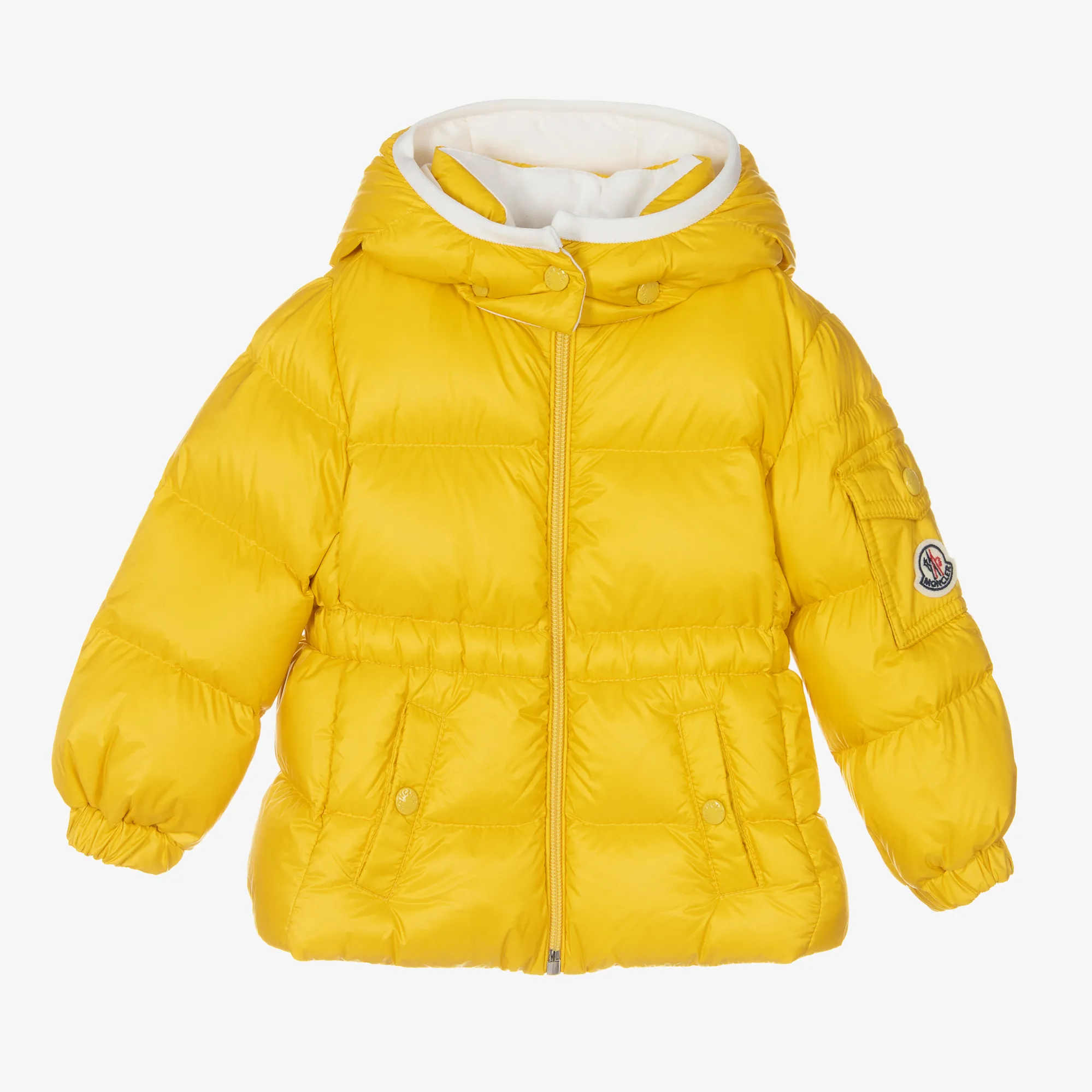 Girls Yellow Down Padded Coat