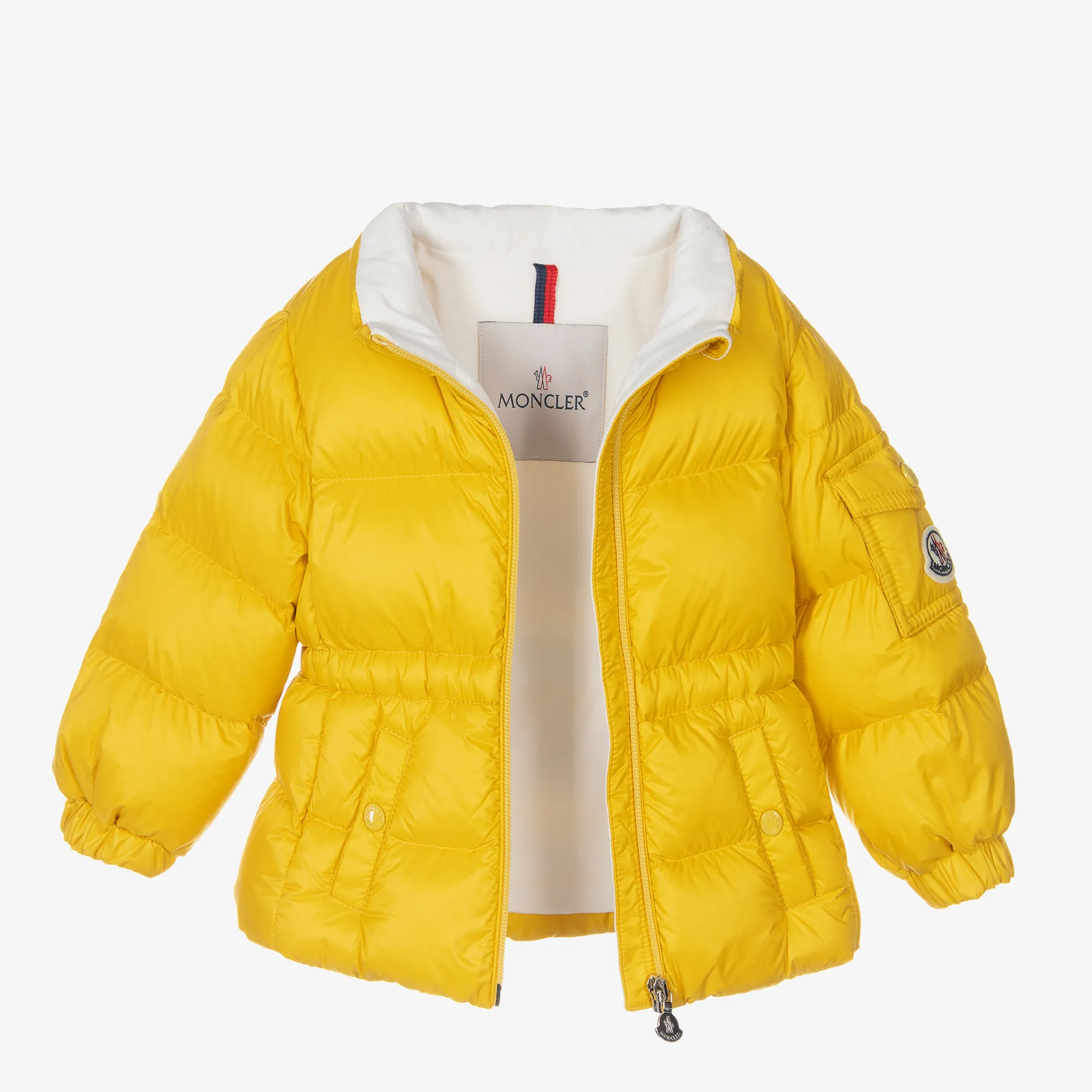 Girls Yellow Down Padded Coat