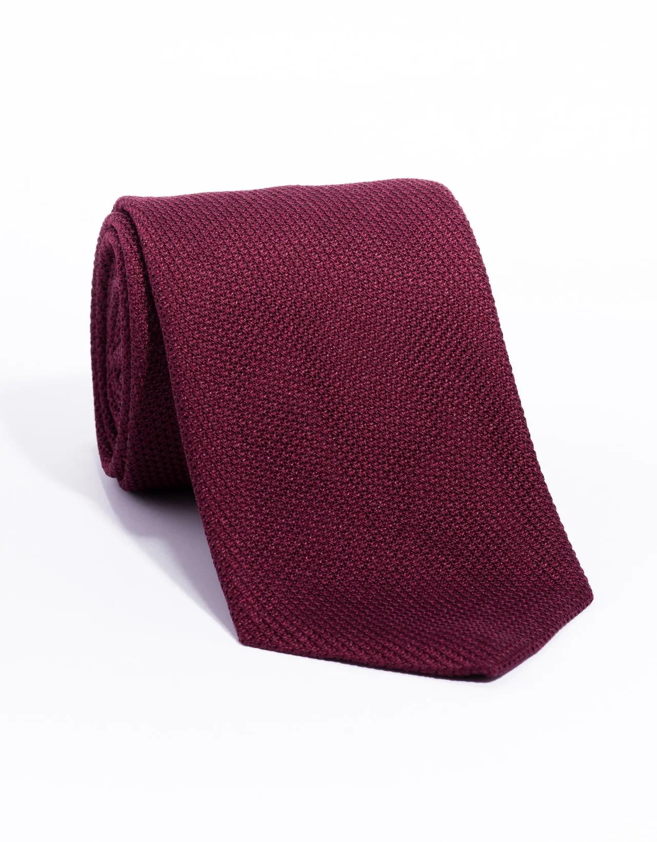 GRENADINE TIE - BURGUNDY