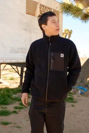 Harper - Fleece Jacket in Black