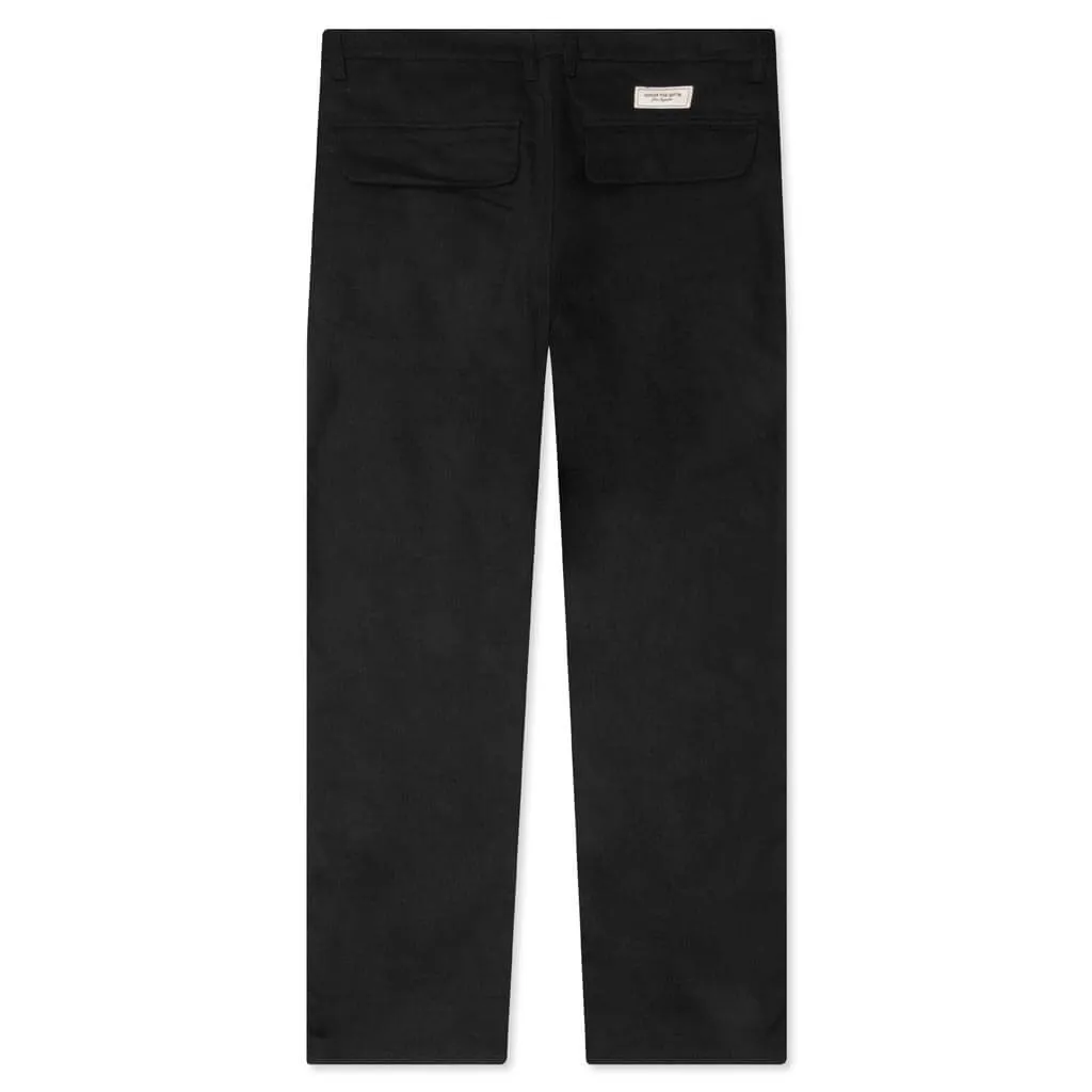 Herringbone Pant - Black