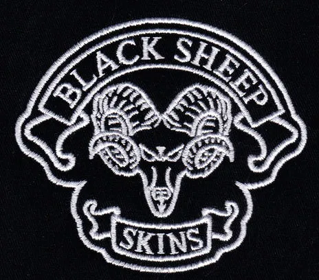 Hoody/Zipped Hoody/Sweatshirt/Qtr Zip Embroidered Logo – Black Sheep Skins