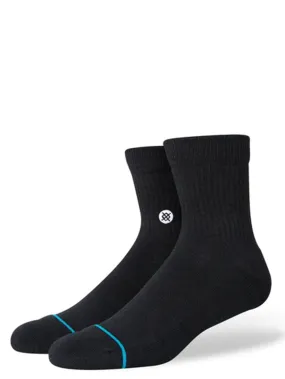 Icon Quarter Sock - Black