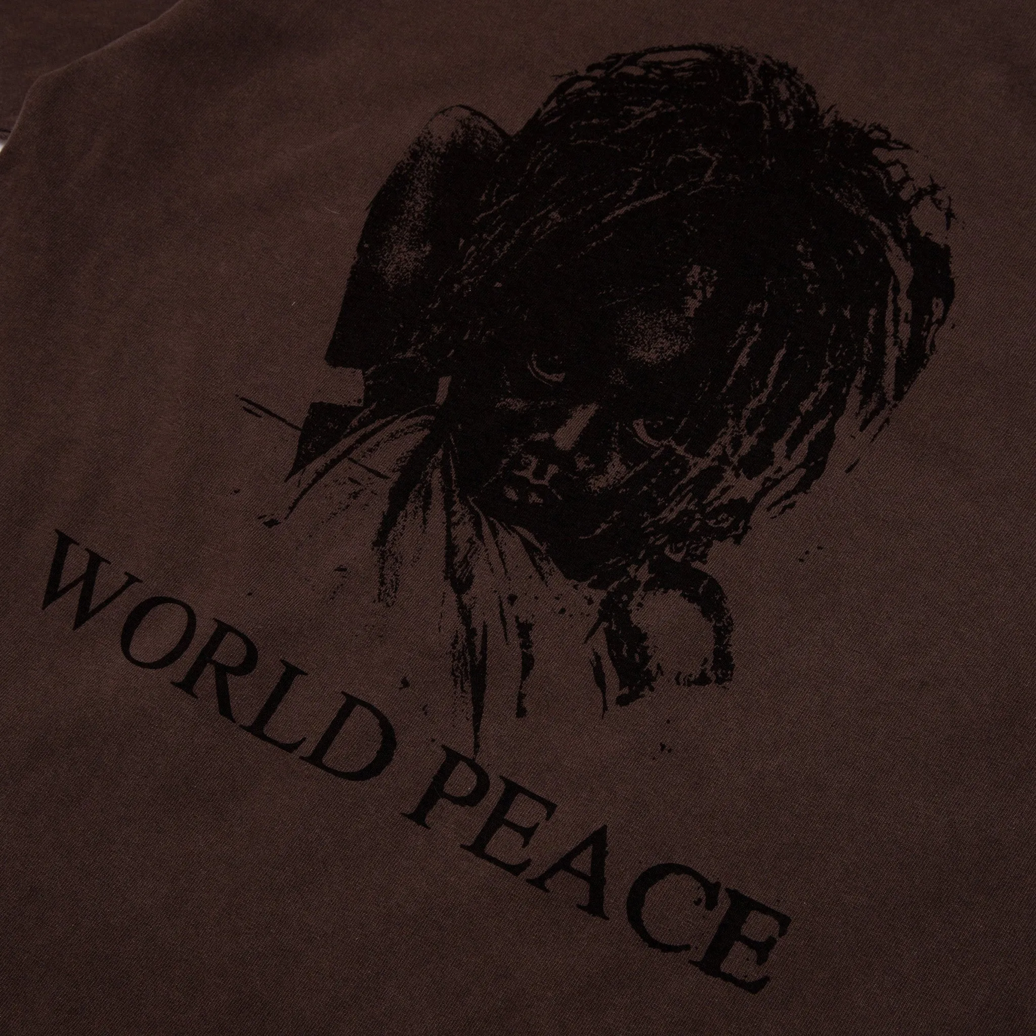 INTREPID New York World Peace T-Shirt (Washed Brown)