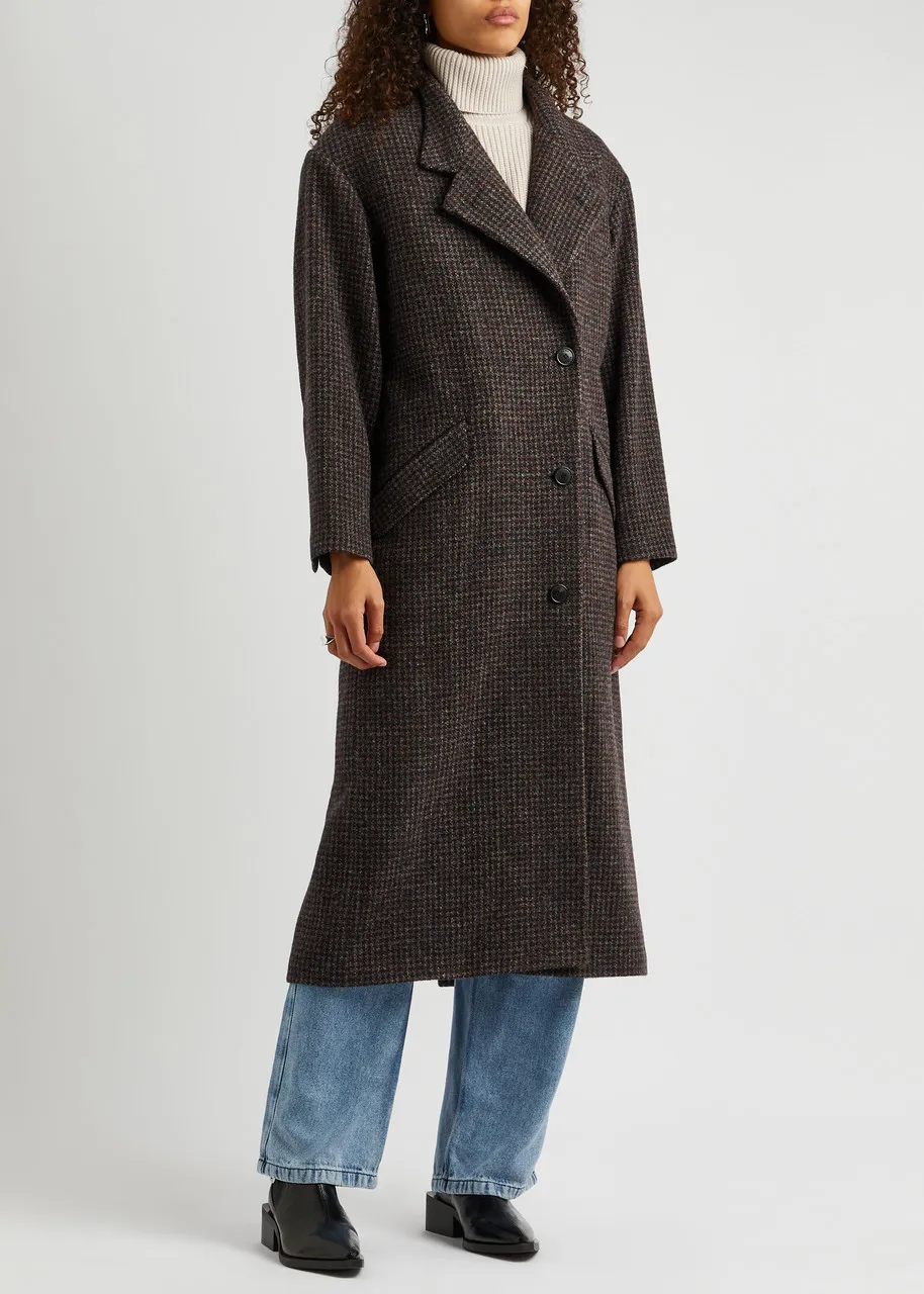 ISABEL MARANT ÉTOILE Sabine wool tweed coat 
                         
                     
                