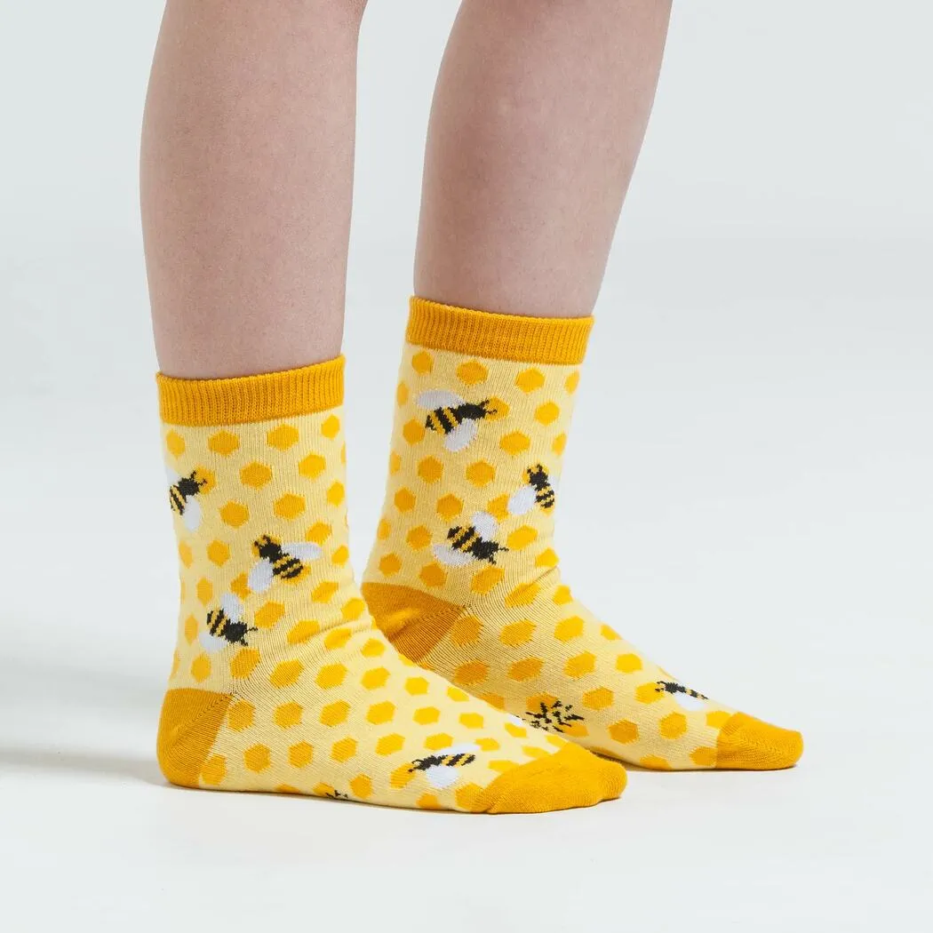 Junior Bee's Knees Crew Socks 3-Pack