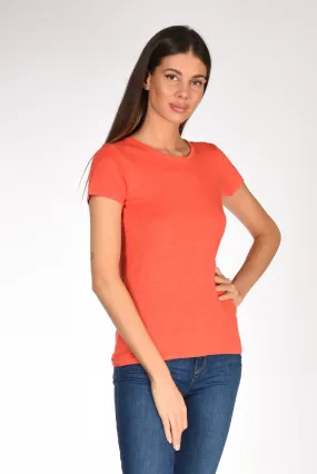 Majestic Filatures Paris Tshirt M. Corta Arancio Donna