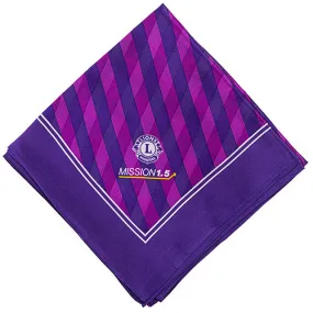 MISSION 1.5 PURPLE SILK SCARF