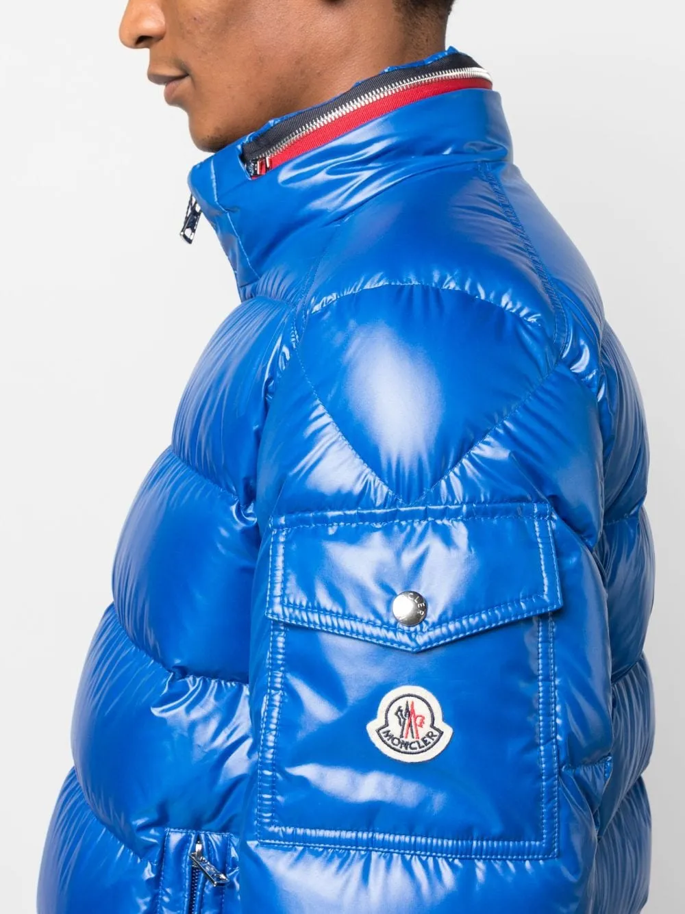 MONCLER Men's Cobalt Blue Down Jacket - FW23 Season