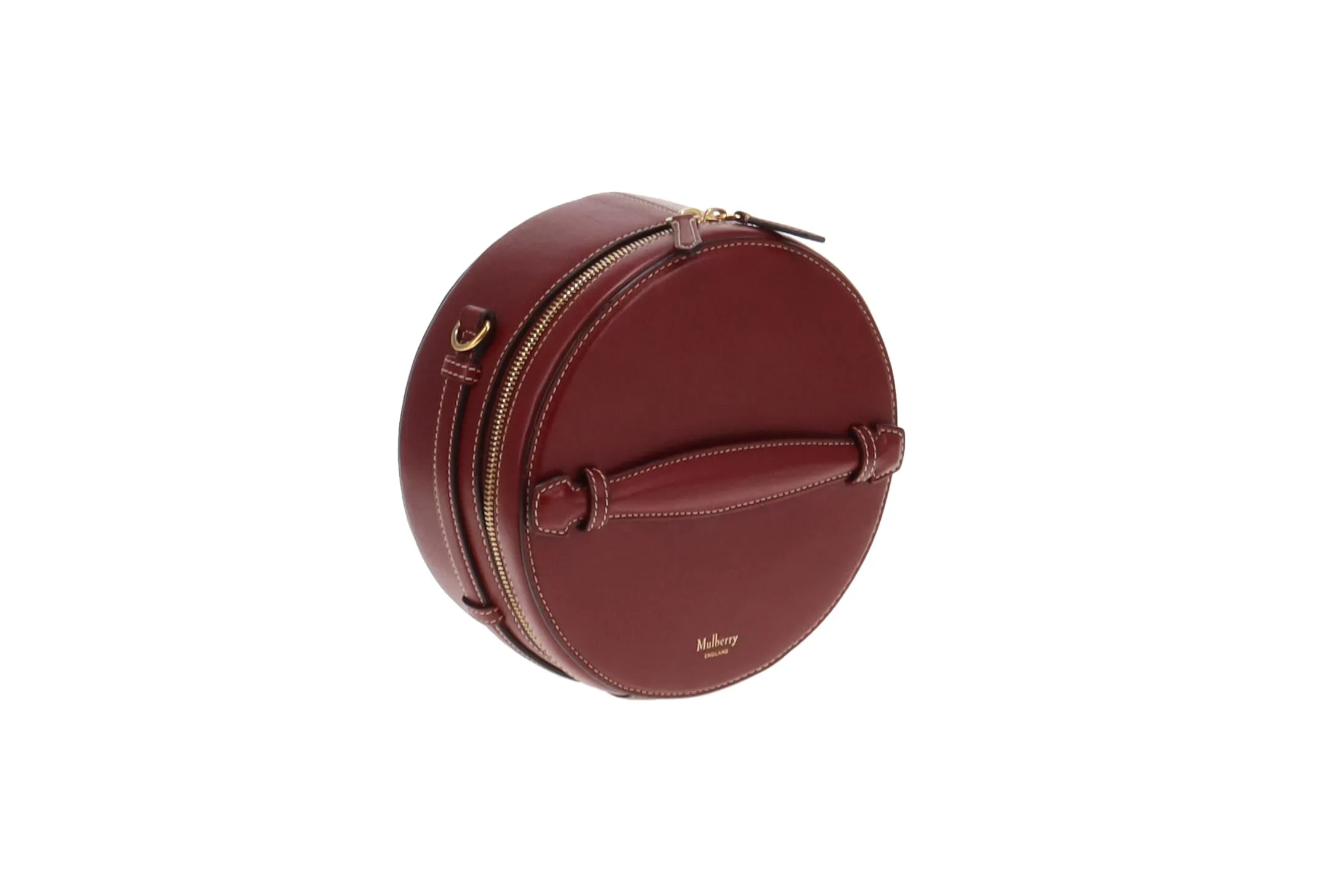 Mulberry Crimson Box Bag With Strap