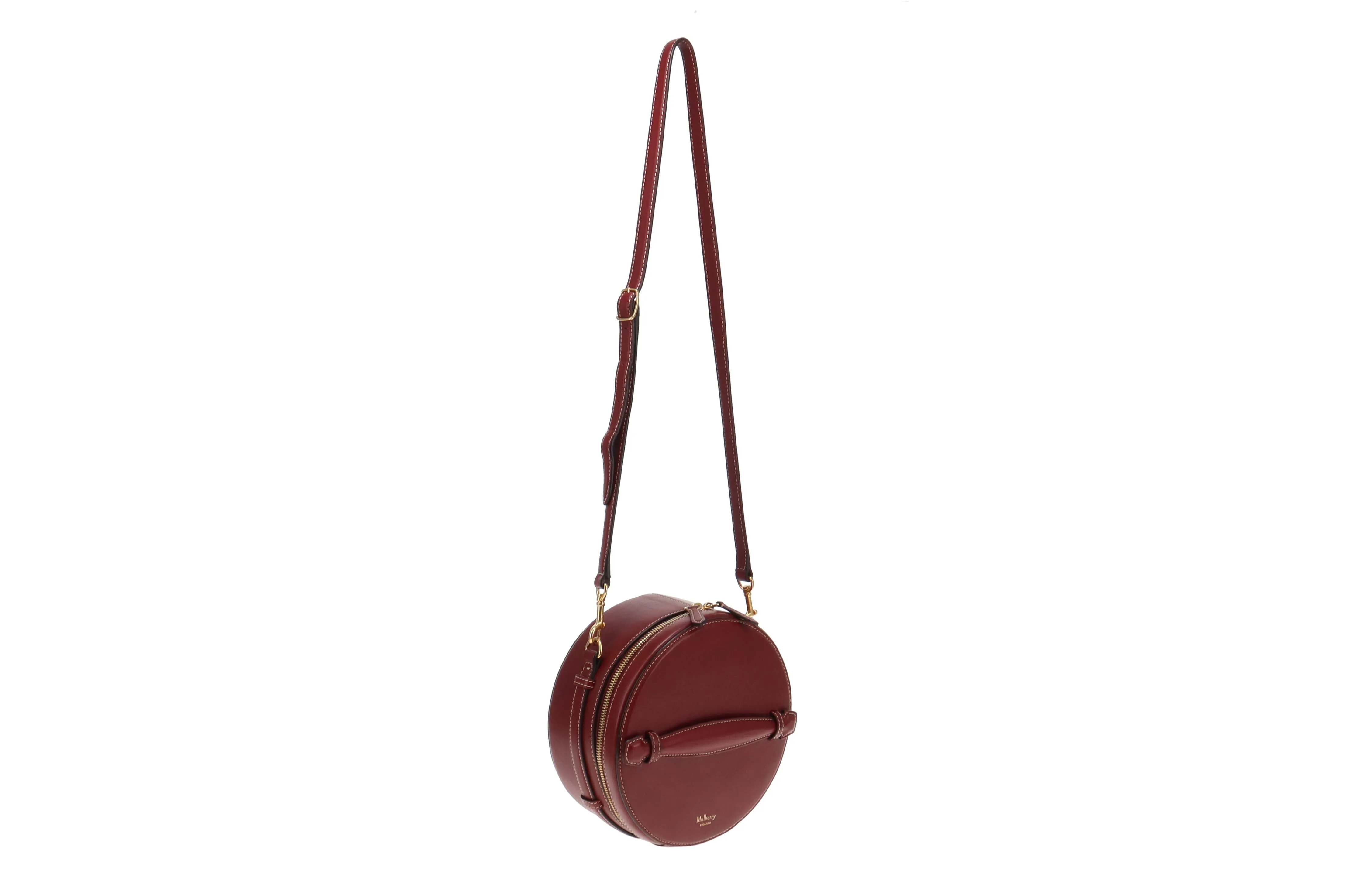 Mulberry Crimson Box Bag With Strap