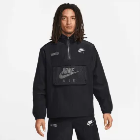 Nike Men's Woven Pullover Lined Jacket Black