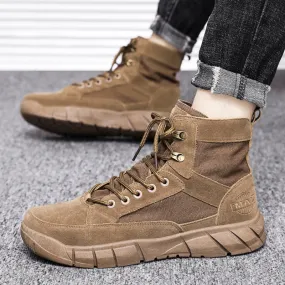 Outdoor Work Boots Summer Cotton Boots Zhongbang Men's Boots