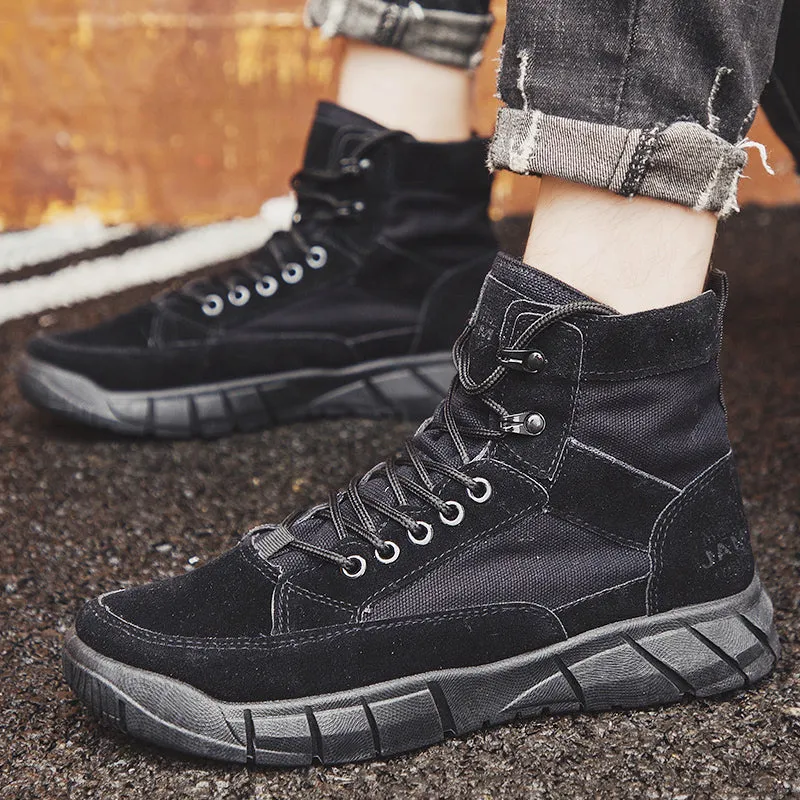 Outdoor Work Boots Summer Cotton Boots Zhongbang Men's Boots