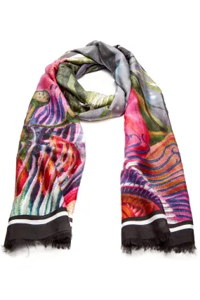 Passion Flower Dream Soft Long Scarf