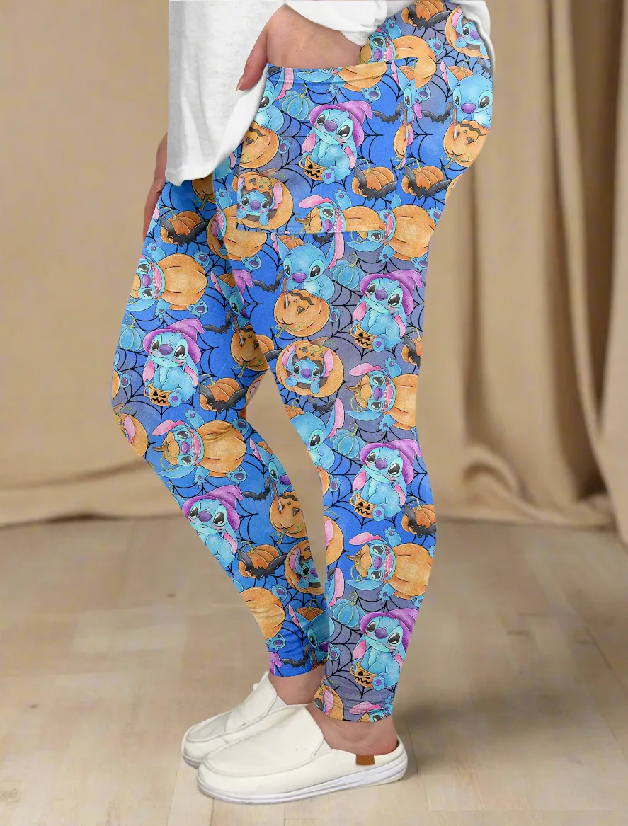 Pumpkin Monster Leggings w/ Pockets