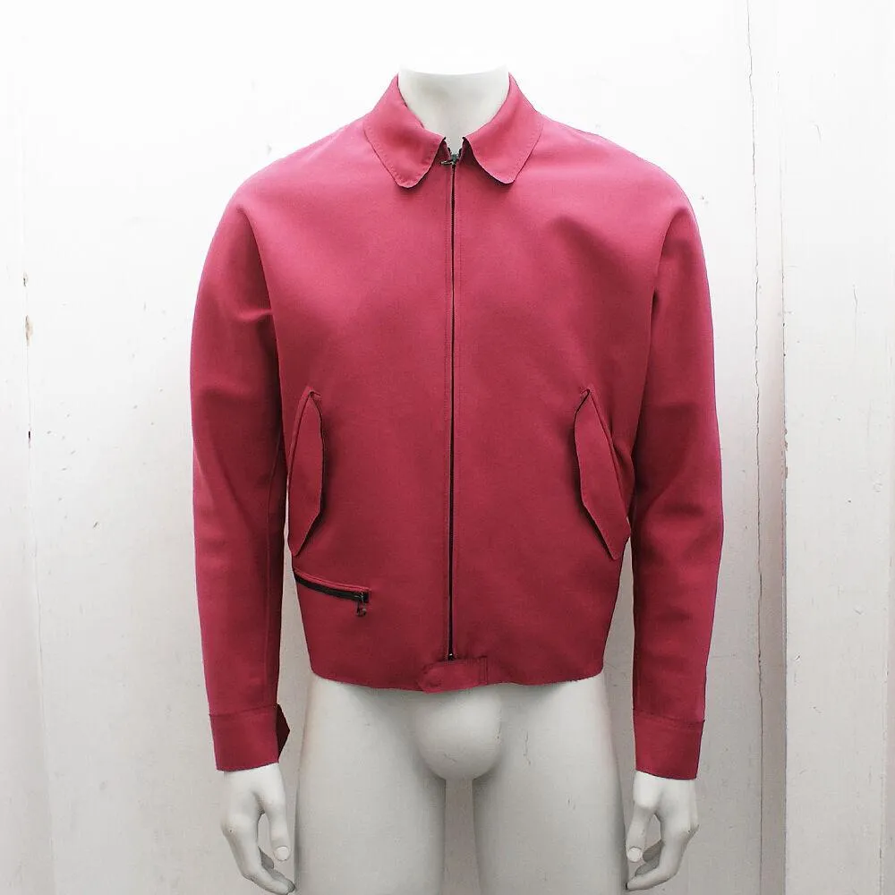 Rose Pink Blouson Jacket Coat