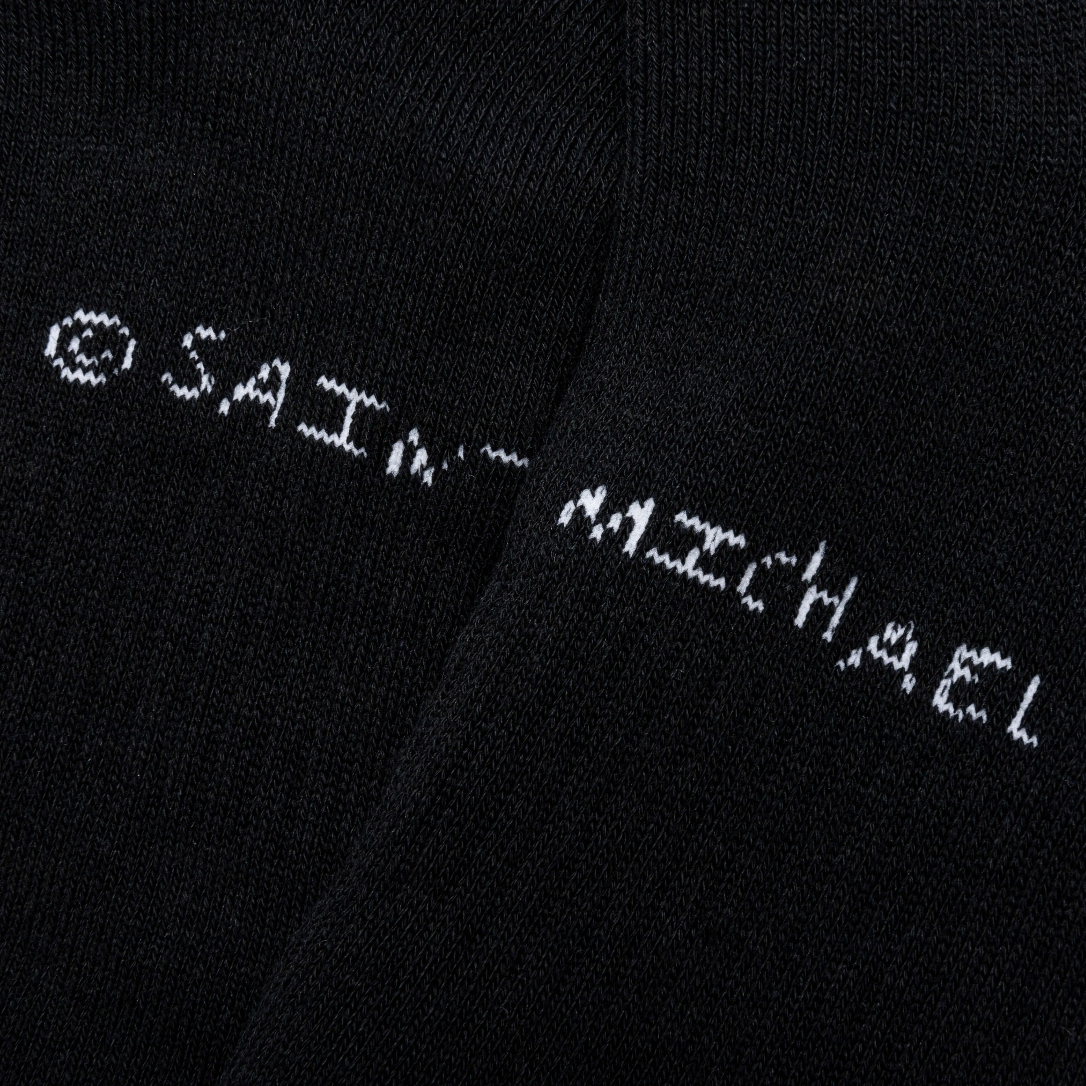 Saint Michael x Shermer Academy S Room Sock - Black/White