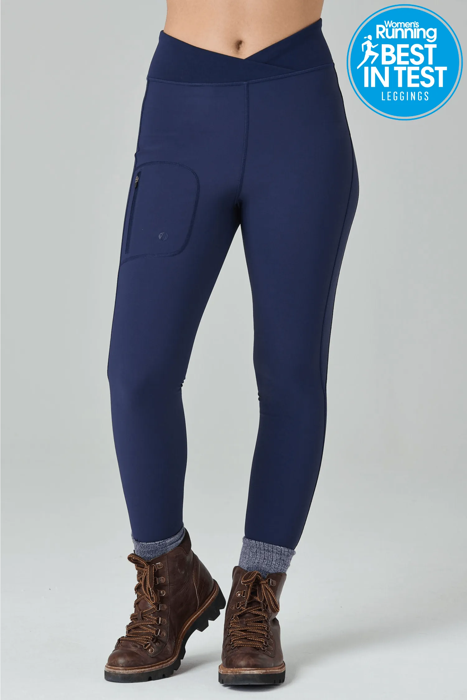 Shower Resistant Softshell Leggings - Deep Navy