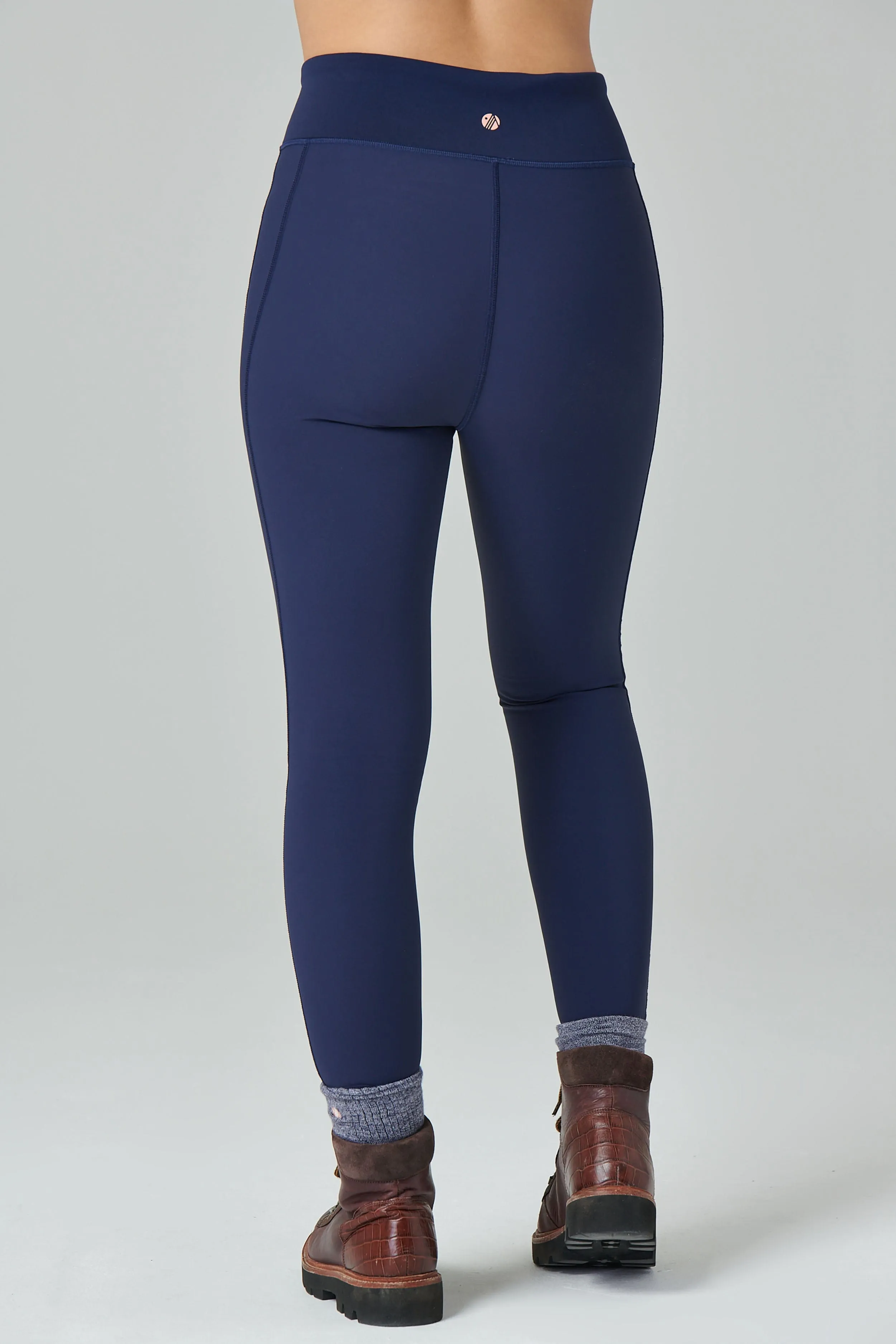 Shower Resistant Softshell Leggings - Deep Navy