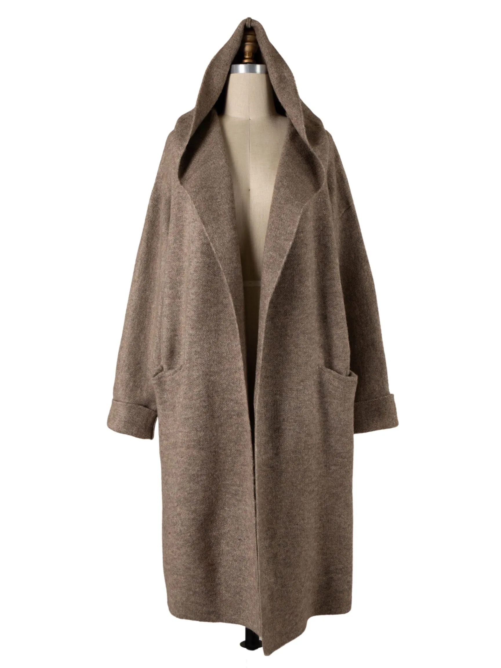 Soft Hooded Autumn Coat Cardigan