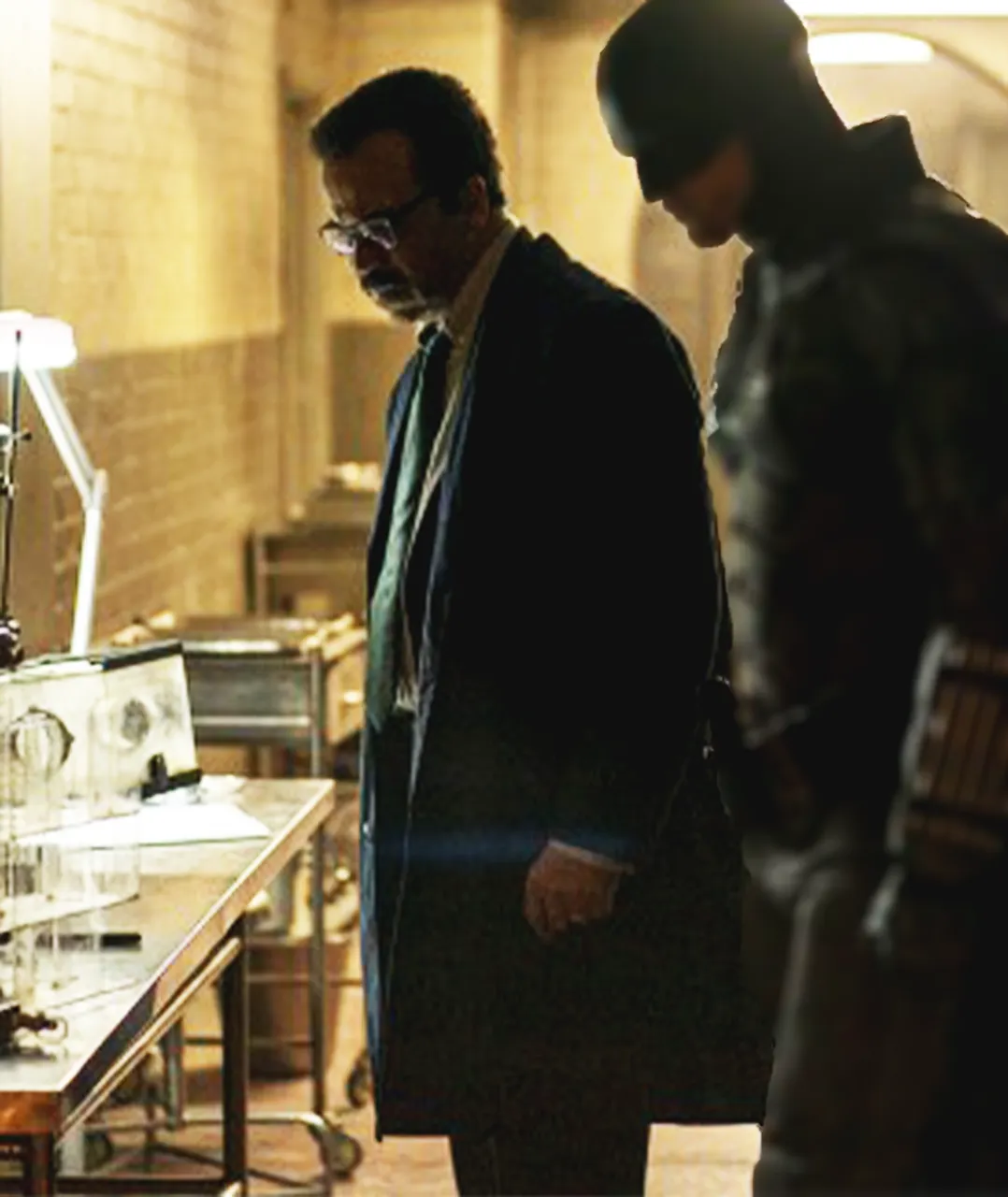 The Batman 2022 Jeffrey Wright Black Coat