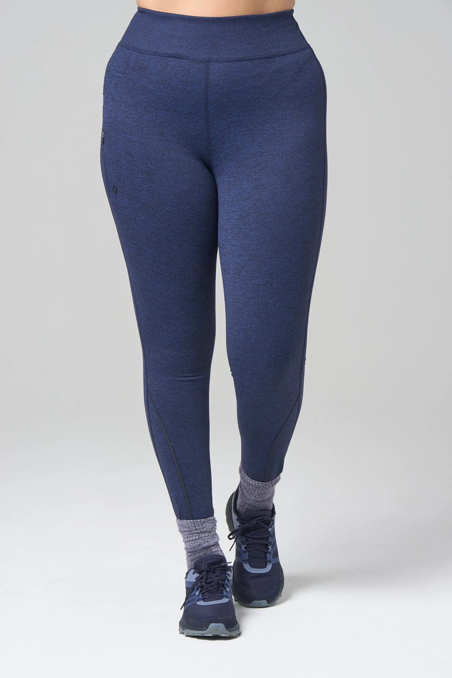 Thermal Outdoor Leggings - Blueberry