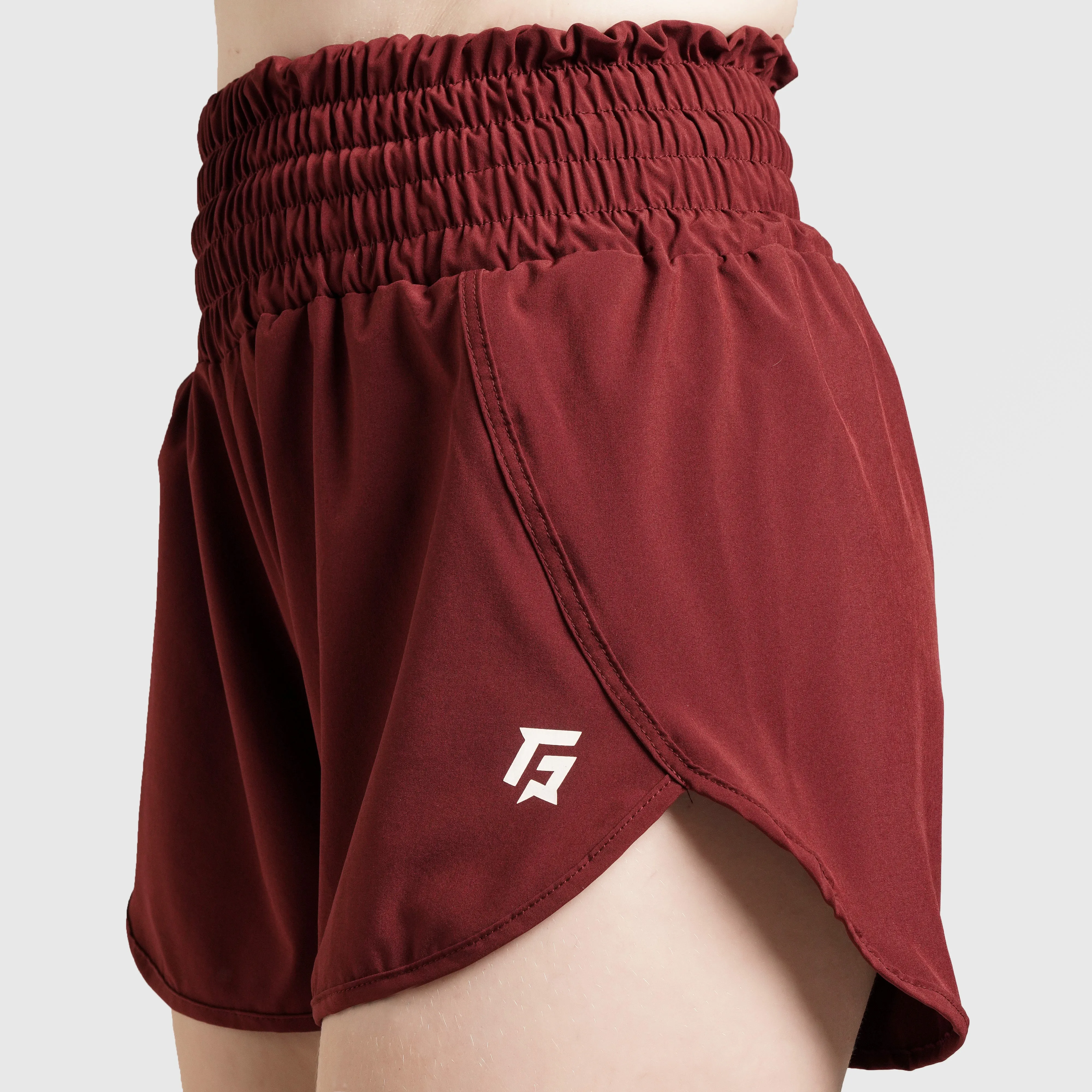 Tide Shorts (Maroon)