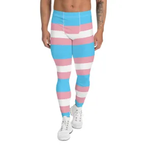 Trans Coloured Trans Pride Ribbon Boyfriend Gym Fitness Base-Layer