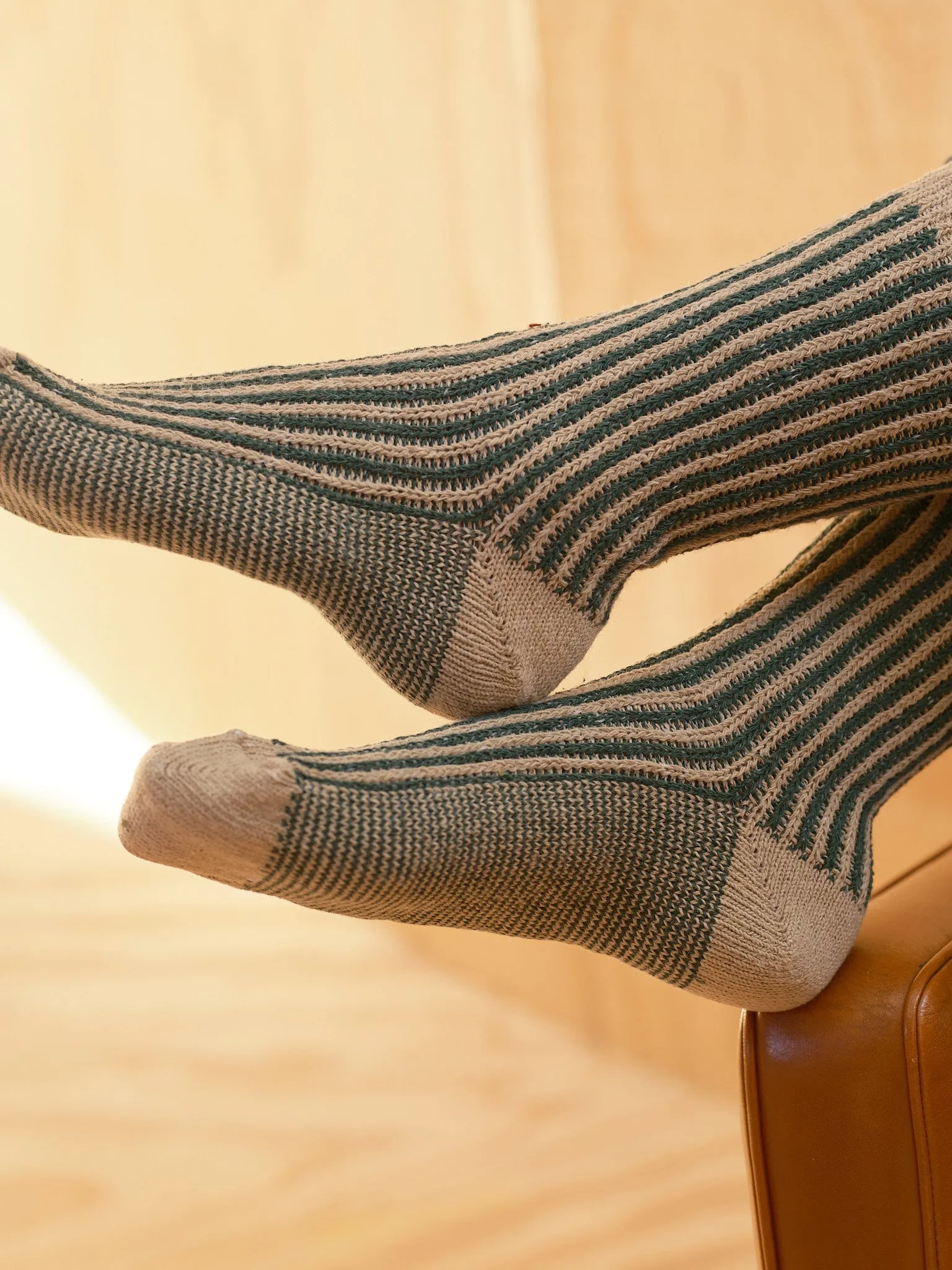 Two Tone Rib Sock