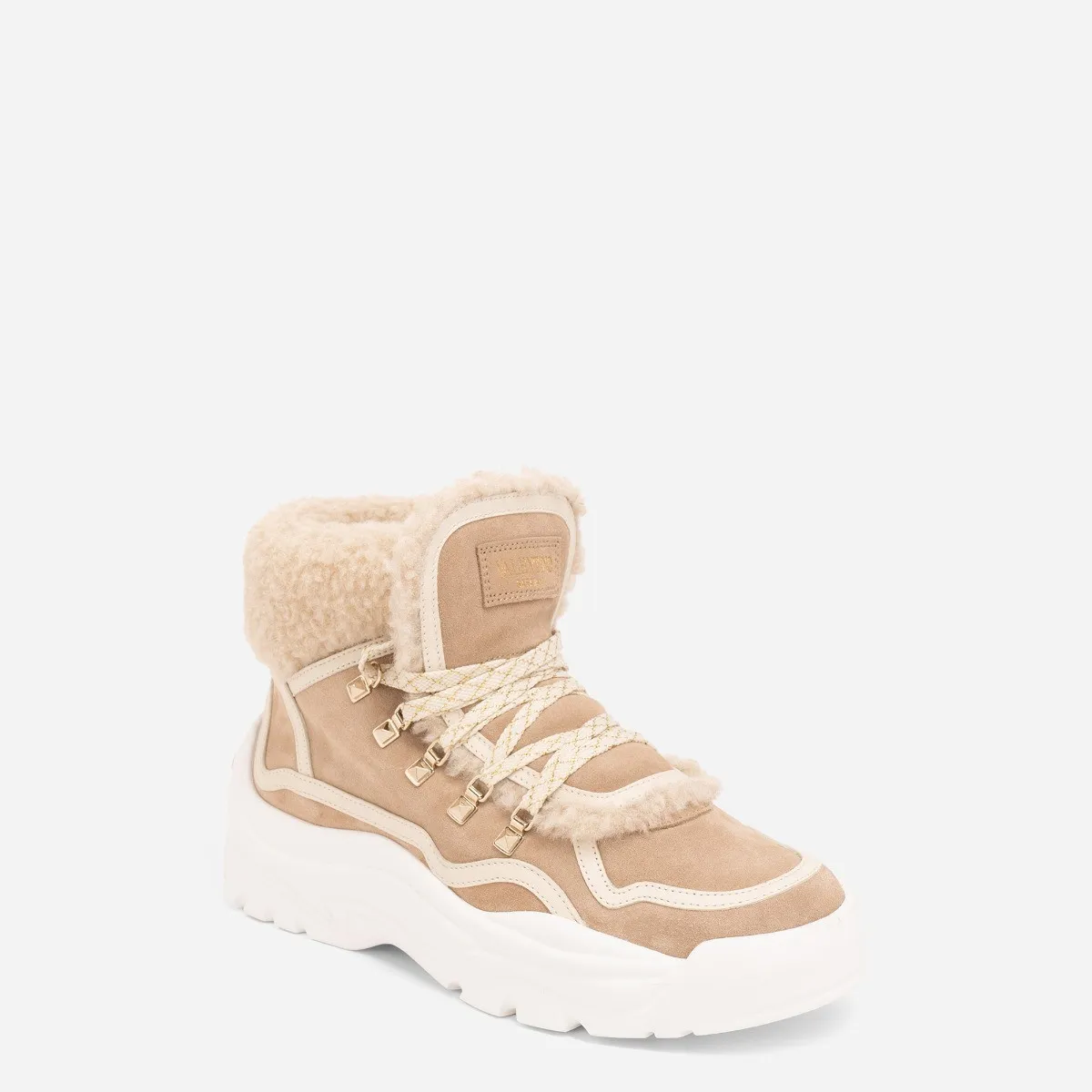 VALENTINO GARAVANI   Fur Finished Sneaker   