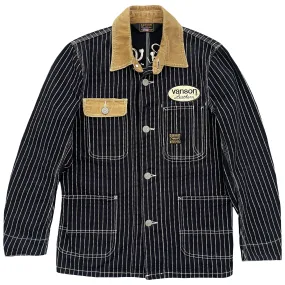 Vanson Leathers Pinstripe Worker Jacket - S